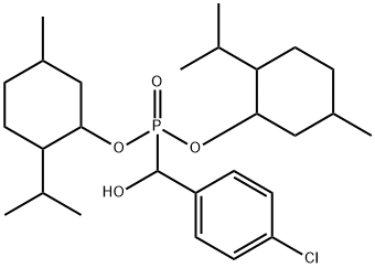 bis[(5-methyl-2-propan-2-ylcyclohexyl)oxy]phosphoryl-(4-chlorophenyl)methanol Structural