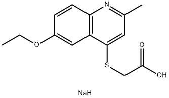 sodium 2-(6-ethoxy-2-methylquinolin-4-yl)sulfanylacetate Structural
