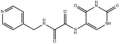 N'-(2,4-dioxo-1H-pyrimidin-5-yl)-N-(pyridin-4-ylmethyl)oxamide Structural