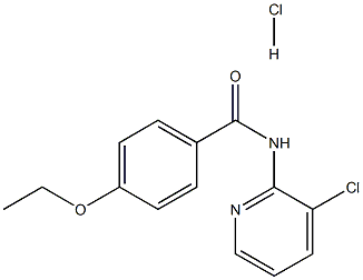 N-(3-chloropyridin-2-yl)-4-ethoxybenzamide hydrochloride Structural