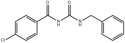 N-(benzylcarbamoyl)-4-chlorobenzamide Structural