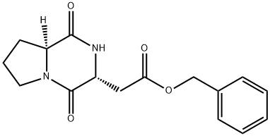 benzyl 2-[(3R,8aS)-1,4-dioxo-2,3,6,7,8,8a-hexahydropyrrolo[1,2-a]pyrazin-3-yl]acetate Structural