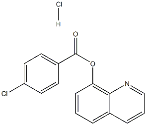 quinolin-8-yl 4-chlorobenzoate hydrochloride Structural