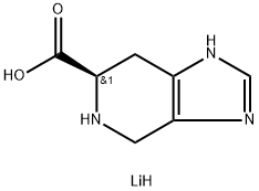 lithium (6R)-4,5,6,7-tetrahydro-3H-imidazo[4,5-c]pyridine-6-carboxylate Structural