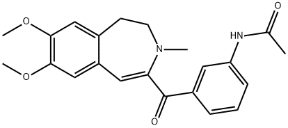 N-[3-(7,8-dimethoxy-3-methyl-1,2-dihydro-3-benzazepine-4-carbonyl)phenyl]acetamide Structural