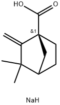 sodium 2,2-dimethyl-3-methylidenebicyclo[2.2.1]heptane-4-carboxylate Structural