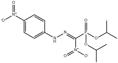 N-[(E)-[di(propan-2-yloxy)phosphoryl-nitromethylidene]amino]-4-nitroaniline Structural