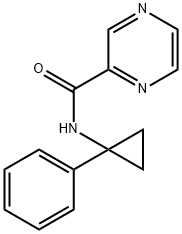 N-(1-phenylcyclopropyl)pyrazine-2-carboxamide Structural