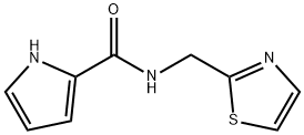 N-(1,3-thiazol-2-ylmethyl)-1H-pyrrole-2-carboxamide Structural