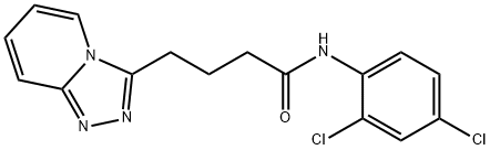 N-(2,4-dichlorophenyl)-4-([1,2,4]triazolo[4,3-a]pyridin-3-yl)butanamide Structural