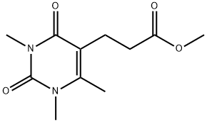 methyl 3-(1,3,6-trimethyl-2,4-dioxo-1,2,3,4-tetrahydropyrimidin-5-yl)propanoate Structural