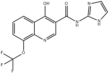 N-(1H-imidazol-2-yl)-4-oxo-8-(trifluoromethoxy)-1H-quinoline-3-carboxamide Structural