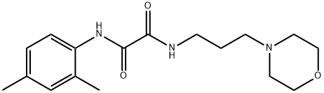 N'-(2,4-dimethylphenyl)-N-(3-morpholin-4-ylpropyl)oxamide Structural