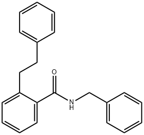 N-benzyl-2-(2-phenylethyl)benzamide Structural