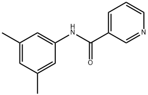 N-(3,5-dimethylphenyl)pyridine-3-carboxamide Structural