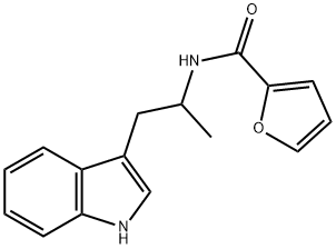 N-[1-(1H-indol-3-yl)propan-2-yl]furan-2-carboxamide Structural