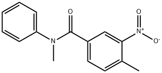 N,4-dimethyl-3-nitro-N-phenylbenzamide Structural
