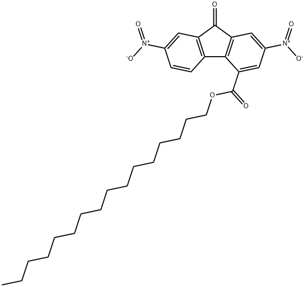 hexadecyl 2,7-dinitro-9-oxofluorene-4-carboxylate Structural