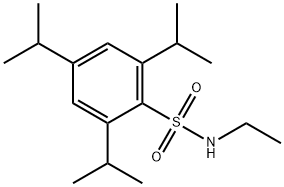 N-ethyl-2,4,6-tri(propan-2-yl)benzenesulfonamide Structural