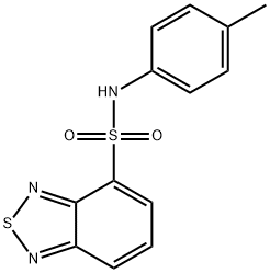 N-(4-methylphenyl)-2,1,3-benzothiadiazole-4-sulfonamide Structural