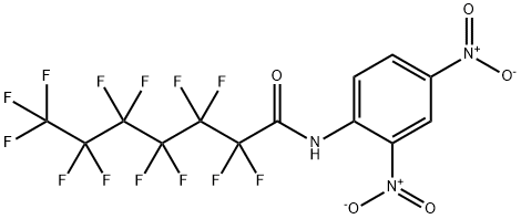 N-(2,4-dinitrophenyl)-2,2,3,3,4,4,5,5,6,6,7,7,7-tridecafluoroheptanamide Structural