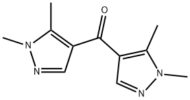 bis(1,5-dimethylpyrazol-4-yl)methanone Structural
