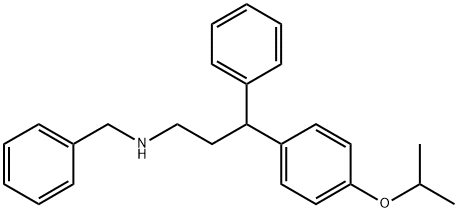 N-benzyl-3-phenyl-3-(4-propan-2-yloxyphenyl)propan-1-amine Structural