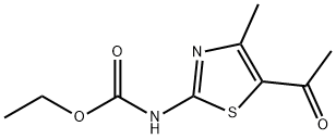 ethyl N-(5-acetyl-4-methyl-1,3-thiazol-2-yl)carbamate Structural