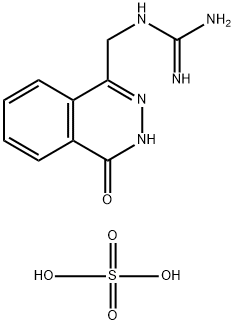 diaminomethylidene-[(4-oxo-3H-phthalazin-1-yl)methyl]azanium sulfate Structural