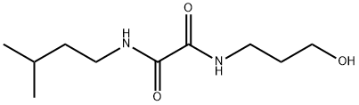 N-(3-hydroxypropyl)-N'-(3-methylbutyl)oxamide Structural