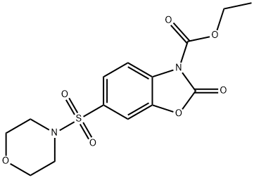 ethyl 6-morpholin-4-ylsulfonyl-2-oxo-1,3-benzoxazole-3-carboxylate Structural