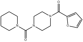 furan-2-yl-[4-(piperidine-1-carbonyl)piperazin-1-yl]methanone Structural