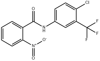 N-[4-chloro-3-(trifluoromethyl)phenyl]-2-nitrobenzamide Structural
