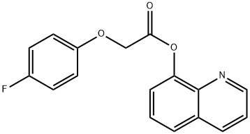 quinolin-8-yl 2-(4-fluorophenoxy)acetate Structural