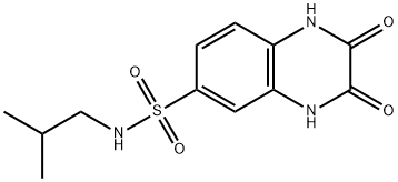 N-(2-methylpropyl)-2,3-dioxo-1,4-dihydroquinoxaline-6-sulfonamide Structural