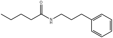 N-(3-phenylpropyl)pentanamide Structural