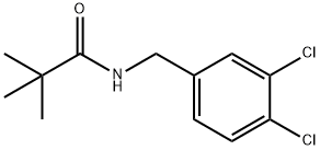 N-[(3,4-dichlorophenyl)methyl]-2,2-dimethylpropanamide Structural