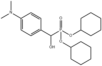 dicyclohexyloxyphosphoryl-[4-(dimethylamino)phenyl]methanol Structural