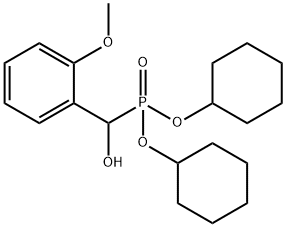dicyclohexyloxyphosphoryl-(2-methoxyphenyl)methanol Structural