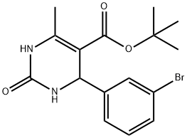 tert-butyl 4-(3-bromophenyl)-6-methyl-2-oxo-3,4-dihydro-1H-pyrimidine-5-carboxylate Structural