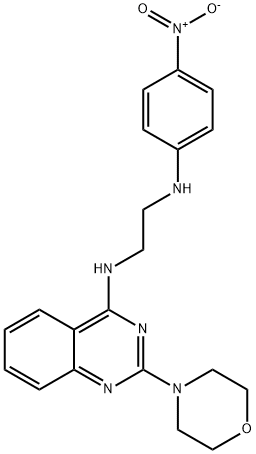 N'-(2-morpholin-4-ylquinazolin-4-yl)-N-(4-nitrophenyl)ethane-1,2-diamine Structural