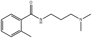 N-[3-(dimethylamino)propyl]-2-methylbenzamide Structural