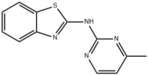 N-(4-methylpyrimidin-2-yl)-1,3-benzothiazol-2-amine Structural