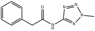 N-(2-methyltetrazol-5-yl)-2-phenylacetamide Structural