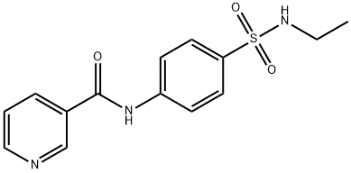 N-[4-(ethylsulfamoyl)phenyl]pyridine-3-carboxamide Structural