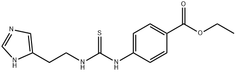 ethyl 4-[2-(1H-imidazol-5-yl)ethylcarbamothioylamino]benzoate Structural