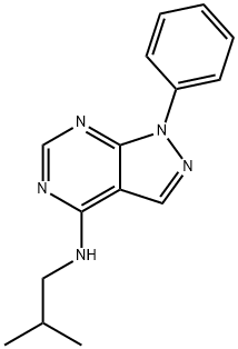 N-(2-methylpropyl)-1-phenylpyrazolo[3,4-d]pyrimidin-4-amine Structural
