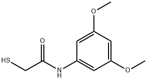 N-(3,5-dimethoxyphenyl)-2-sulfanylacetamide Structural