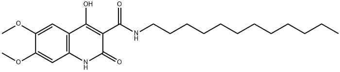 N-dodecyl-4-hydroxy-6,7-dimethoxy-2-oxo-1H-quinoline-3-carboxamide Structural