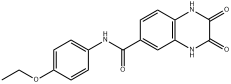 N-(4-ethoxyphenyl)-2,3-dioxo-1,4-dihydroquinoxaline-6-carboxamide Structural